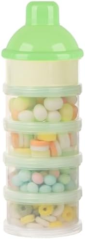 Accmor Formula Dispenser On The Go, 5 Compartments Stackable Formula Container - Image 4