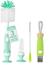Ariseno 4-in-1 Baby Bottle Brush Set by ARISENODirect