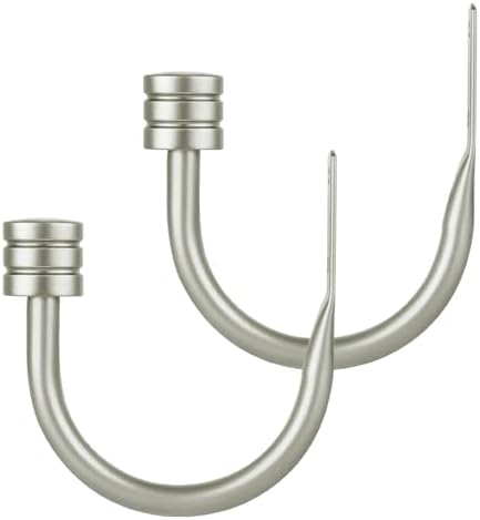 TONIAL Curtain Holdbacks, Calssic Cap Finials by TONIAL