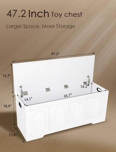DINZI LVJ Storage Chest, Wooden Toy Box - Image 3
