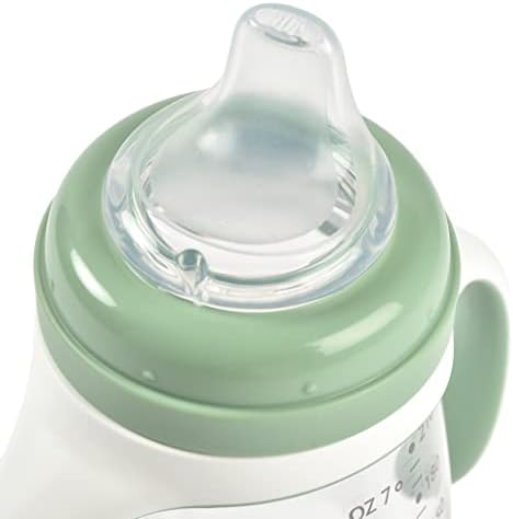 BEABA 2-in-1 Baby Bottle to Transition Sippy Cup, No Spill Sippy Cup, Includes - Image 5