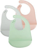 PandaEar 3 Pack Baby Bibs for Eating by PandaEar