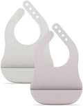 Lalo The Bib, Adjustable Non-Toxic Silicone Baby Bib by Lalo