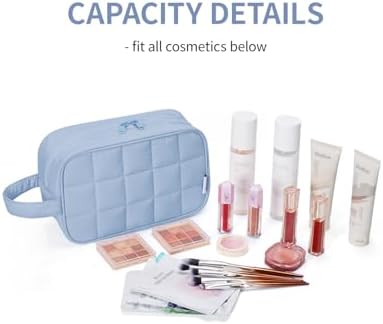 Narwey Quilted Travel Toiletry Bag - Image 3