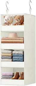 GRANNY SAYS 4-Shelf Hanging Closet Organizer, Foldable Storage by GRANNYSAYS