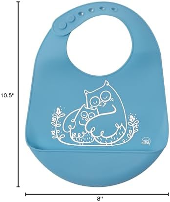 modern-twist Bucket-Bib 100% Food-Grade Silicone, Waterproof and Reusable - Image 5