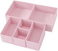Stero 6 Pack Drawer Organizers for Clothing, Dresser Drawer Organizer Clothes by Stero