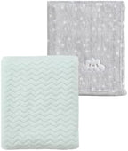 CREVENT 2Pcs 30''X40'' Cute Cozy Fluffy Warm Baby Blankets by CREVENT