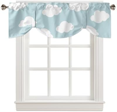 Vandarllin Kids Blackout Tie Up Valance Curtains by VandarllinHomeKitchenDecor