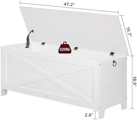 MAHANCRIS 47.2" Storage Chest - Image 3