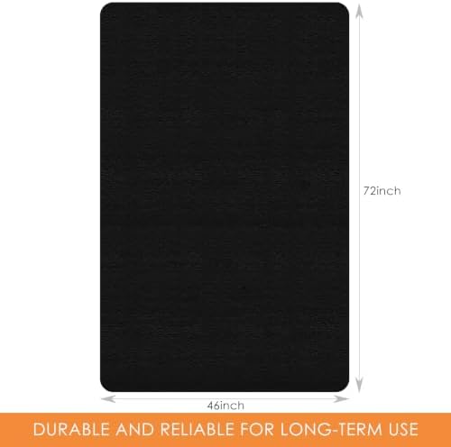Kuyal Chair mat for Hardwood Floor, 46 x 72 inches Rectangle Floor Mats - Image 2