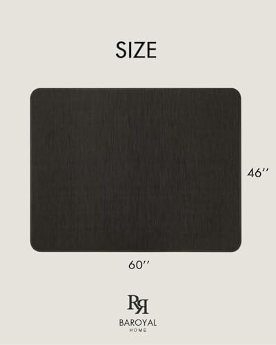 BARoyal Office Chair Mat for Hardwood Floor Under Desk Computer Rolling Chair - Image 6