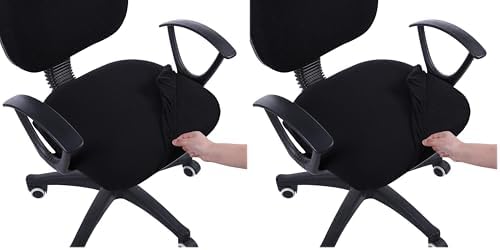 Smiry Stretch Jacquard Office Computer Chair Seat Covers, Removable Washable by Smiry