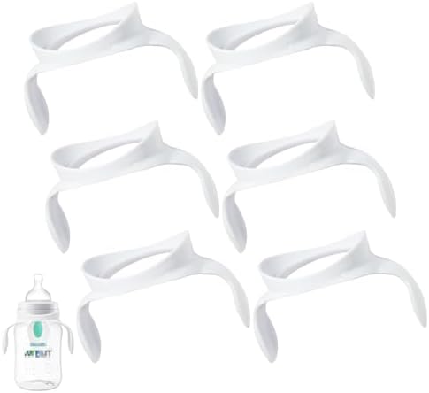 Baby Bottle Handles for Philips Avent Anti-Colic and AirFree Vent Baby Bottles by XUNICUTE