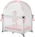 L RUNNZER Pack N Play Tent, Baby Mini Crib Tent to Keep Baby in, Crib Net by L+RUNNZER