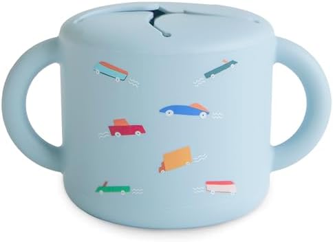 mushie Silicone Snack Cup | Spill Proof Food Container by mushie