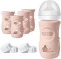 4Pack Silicone Sleeves for Philips Avent Natural Glass Baby Bottles by Joxodak