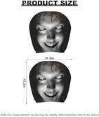 Creative Car Headrest Covers, Ghost Face Headrest Covers, Scary Covers - Image 2