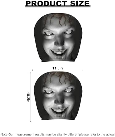 Creative Car Headrest Covers, Ghost Face Headrest Covers, Scary Covers - Image 2