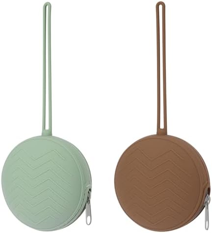 2 Pack Silicone Pacifier Holder Case by Socub