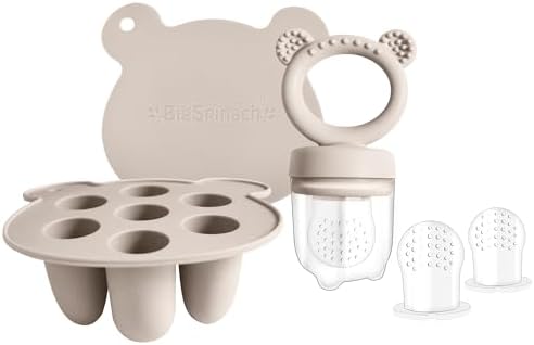 BIGSPINACH Frozen Breastmilk Teether & Forage Feeder Set Frozen Breastmilk by BIGSPINACH