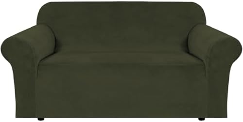 H.VERSAILTEX Stretch Velvet Loveseat Covers by HVERSAILTEX