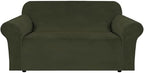 H.VERSAILTEX Stretch Velvet Loveseat Covers by HVERSAILTEX