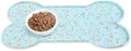 PWTAA Dog Food Mat Anti-Slip Silicone Dog Bowl Mat Thicker Pet Placemat by PWTAA