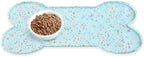 PWTAA Dog Food Mat Anti-Slip Silicone Dog Bowl Mat Thicker Pet Placemat by PWTAA