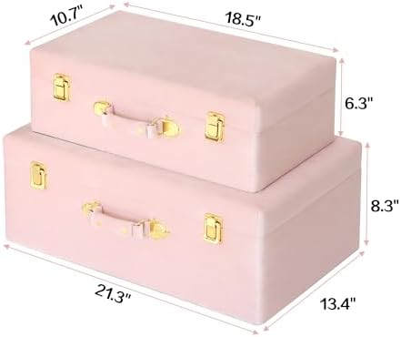 HofferRuffer Velvet Storage Trunks - Image 6