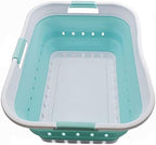 SAMMART 42L Collapsible Plastic Laundry Basket by SAMMART