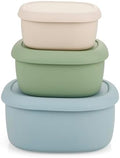 PandaEar 3 Pack Silicone Food Storage Containers by PandaEar