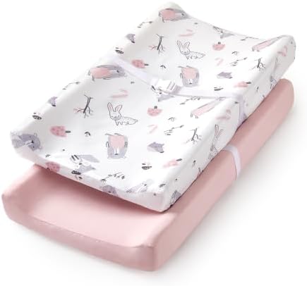 TILLYOU Changing Pad Cover Set in Soft Jersey Material by TILLYOU