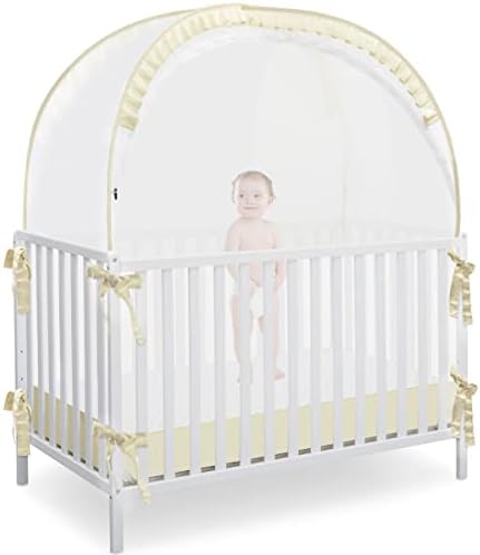 L RUNNZER Baby Crib Tent, Crib Cover to Keep Baby from Climbing Out by L+RUNNZER