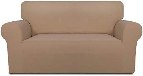 PureFit Stretch Loveseat Covers Fleece Couch Covers by PureFit
