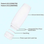 Silicone Travel Bottles for Toiletries TSA Approved Travel Size Containers Set - Image 2