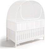 Full Size Cribs 3-in-1 Breathable Mesh Crib Liner, Teething Rail Cover & Crib by IQYIQY