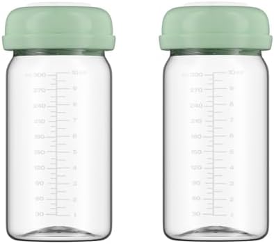 Breastmilk Storage Bottles Collection Bottles, 10oz Wide-Neck Breast Milk by Unknown