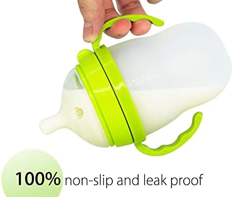 CHUBBIEE Baby Bottle Handles for Comotomo 5oz & 8oz, Ergonomic Non-Slip Grips - Image 3