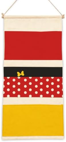 3-Pocket Hanging Wall Organizer, Polka Dot Bow Storage by AUII+JO+DESIGN