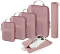 BAGSMART 6 Set Compression Packing Cubes, Travel Luggage Organizer Bags by BAGSMART