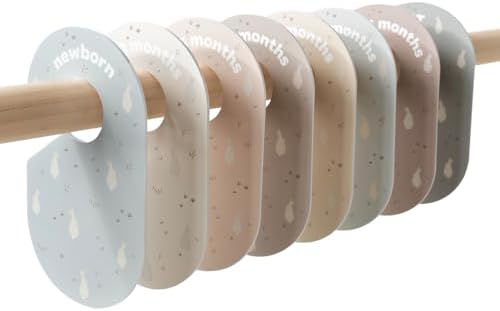 3 Sprouts Baby Closet Dividers, Newborn to 2T, 8 Piece Set by 3Sprouts