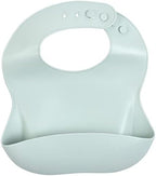 Three Little Tots Modern Silicone Baby Bib – Adjustable Fit Waterproof Catch by ThreeLittleTots