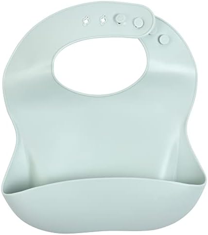 Three Little Tots Modern Silicone Baby Bib – Adjustable Fit Waterproof Catch by ThreeLittleTots