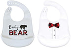 Little Treasure Unisex BabySilicone Bibs by Little+Treasure