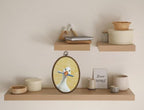 Silly Goose Bathroom Decor, Funny Yellow Oval Bathroom Wall Art Waterproof - Image 4