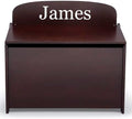 Delta Children Personalized MySize Deluxe Toy Box, Dark Chocolate by DeltaChildren