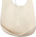 PandaEar 3 Pack Waterproof Silicone Baby Bibs| Super Thin Light Weight Feeding - Image 6