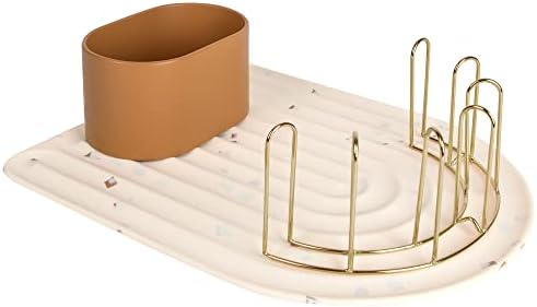Boon ARC Modular Baby Bottle Drying Rack — Includes Silicone Drying Mat by Boon