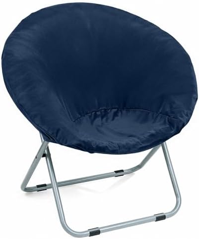 Velvet Stretch Saucer Chair Cover, Round Moon Chair Cover by AHUAWA